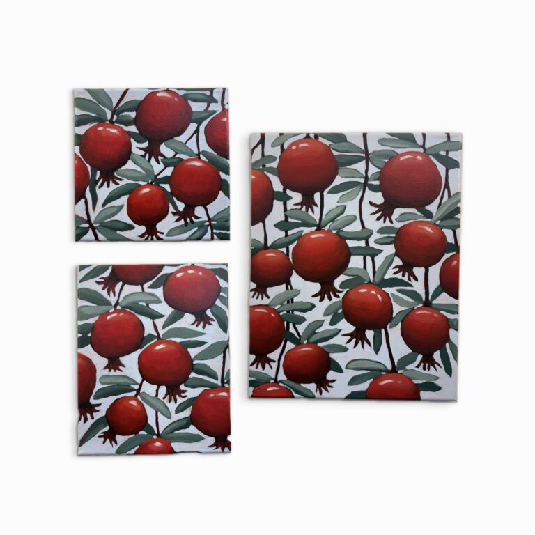 pomegranate series staged